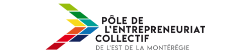 Logo Pôle de l'entrepreneuriat collectif de l'est de la Montérégie