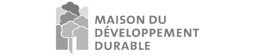 Logo Maison Développement Durable en noir